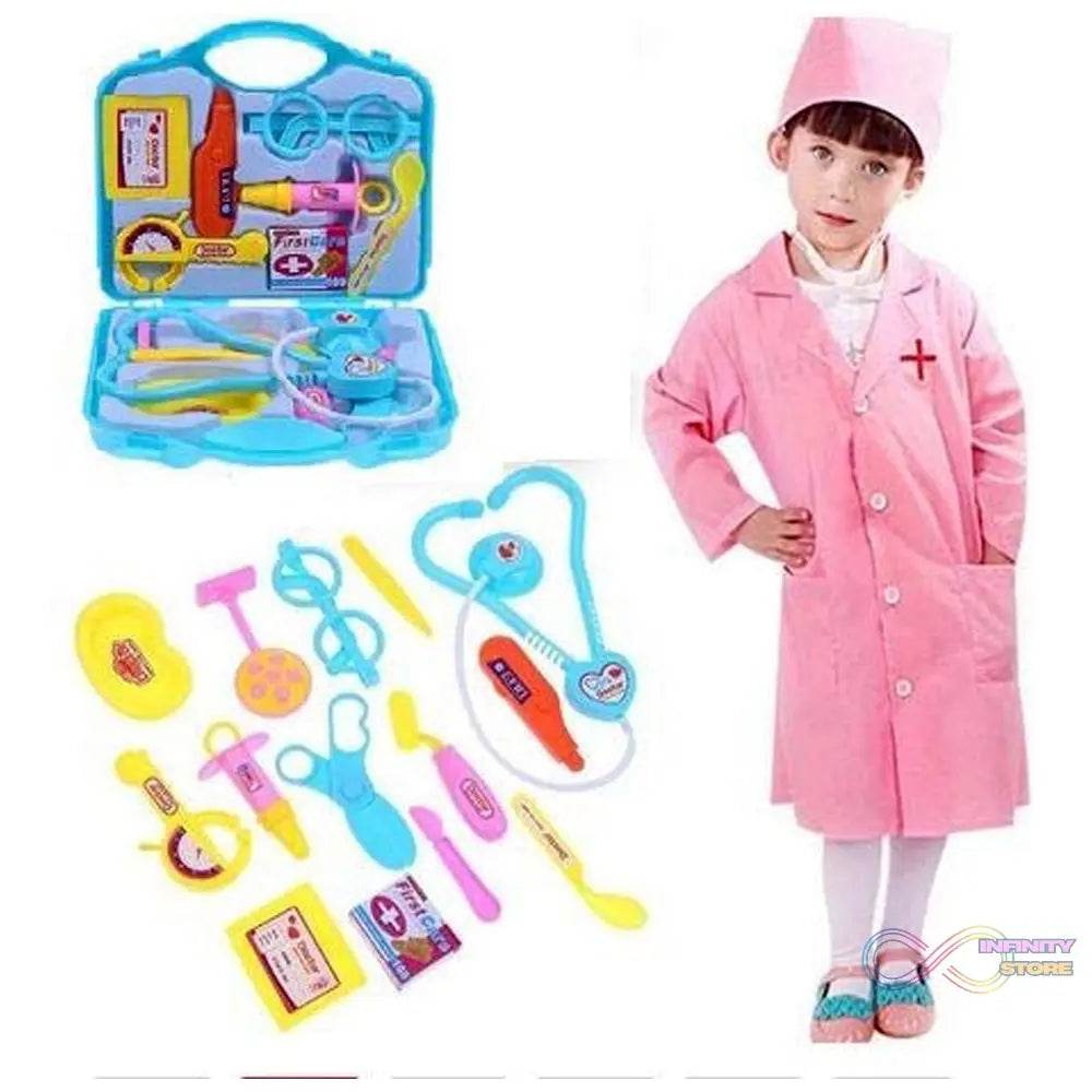 Kids Doctor Set Toy Game Kit for Boys and Girls Collection (Multicolour) - infinityexculsivestore.com