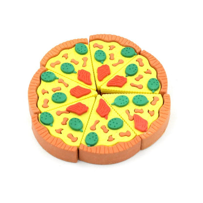 3D Pizza Slices Kids Favourite Food Eraser, Pizza 7 slice eraser for kids Adults fast food lover Stationary Kit Fancy & Stylish Colorful Erasers, for Return Gift, Birthday Party, School Prize - infinityexculsivestore.com
