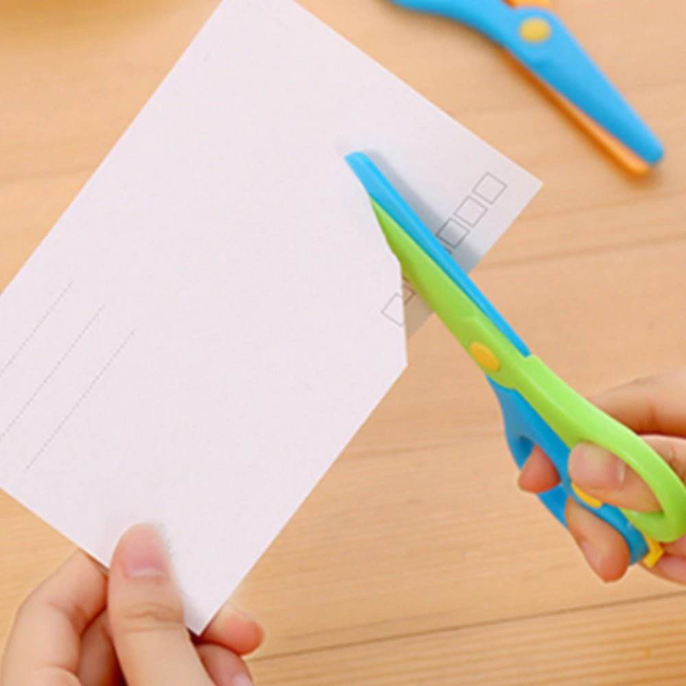 Kids Handmade Plastic Safety Scissors Safety Scissors - infinityexculsivestore.com