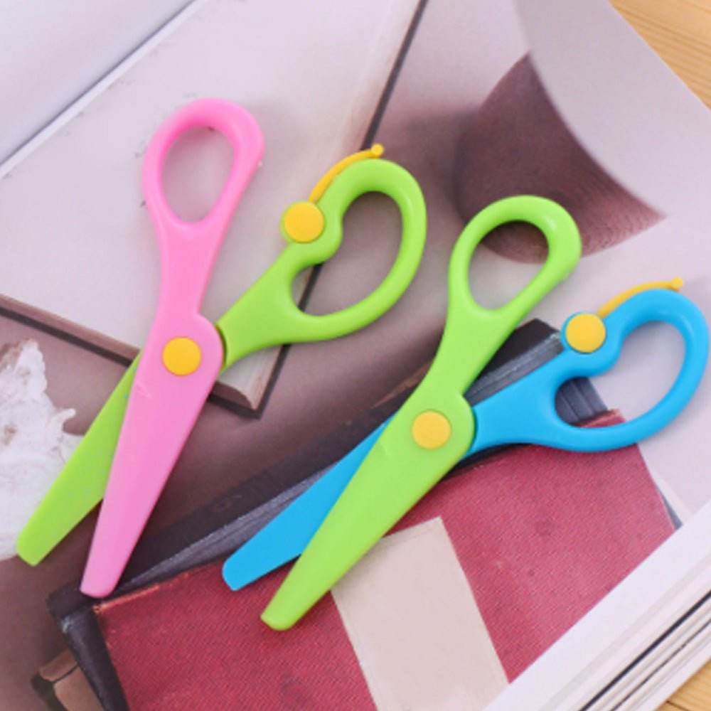 Kids Handmade Plastic Safety Scissors Safety Scissors - infinityexculsivestore.com