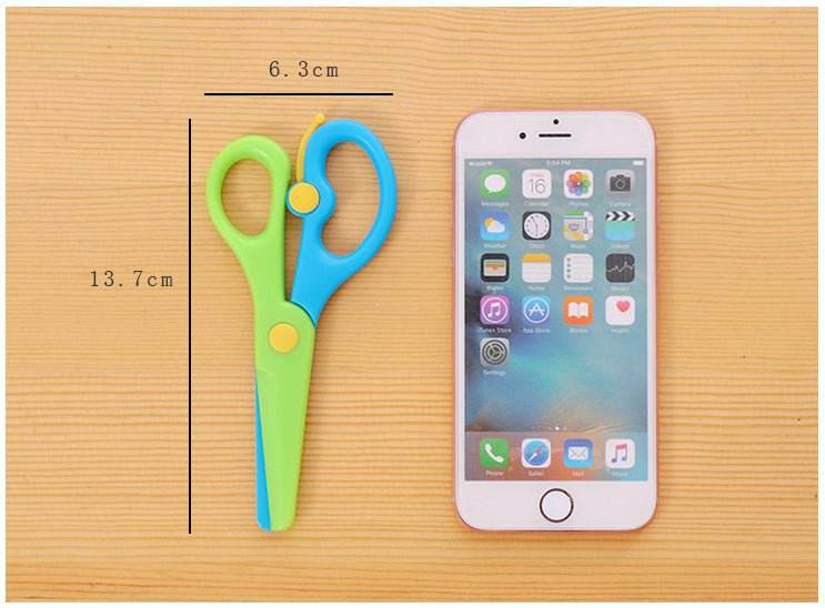 Kids Handmade Plastic Safety Scissors Safety Scissors - infinityexculsivestore.com