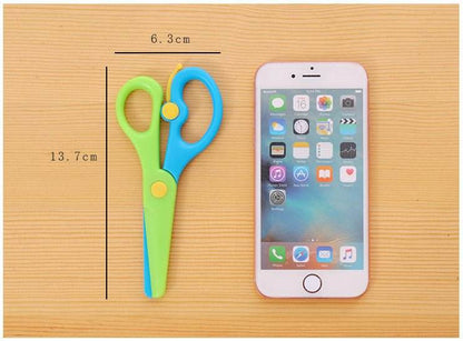 Kids Handmade Plastic Safety Scissors Safety Scissors - infinityexculsivestore.com