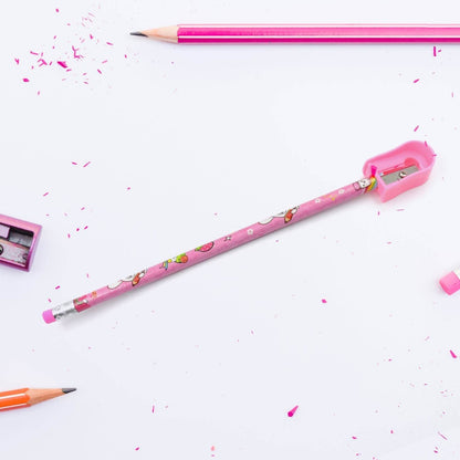 Kids' Stationery Kit: Wooden Pencils, Sharpener, Eraser, Diary (8 Pc Set) - infinityexculsivestore.com