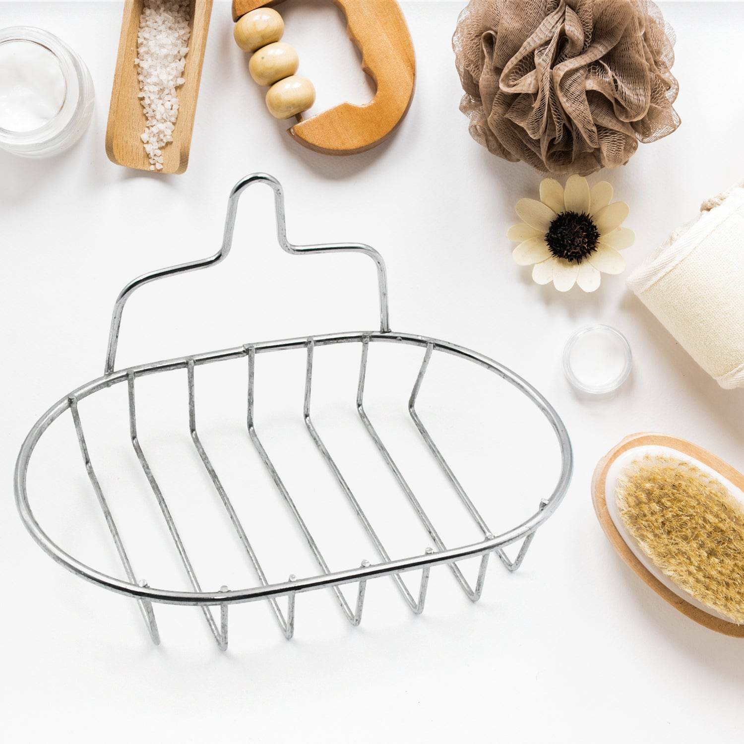 Kitchen, Bathroom Stainless Steel, Soap Dish Holder Wall Hanging Soap Storage Rack  - infinityexculsivestore.com