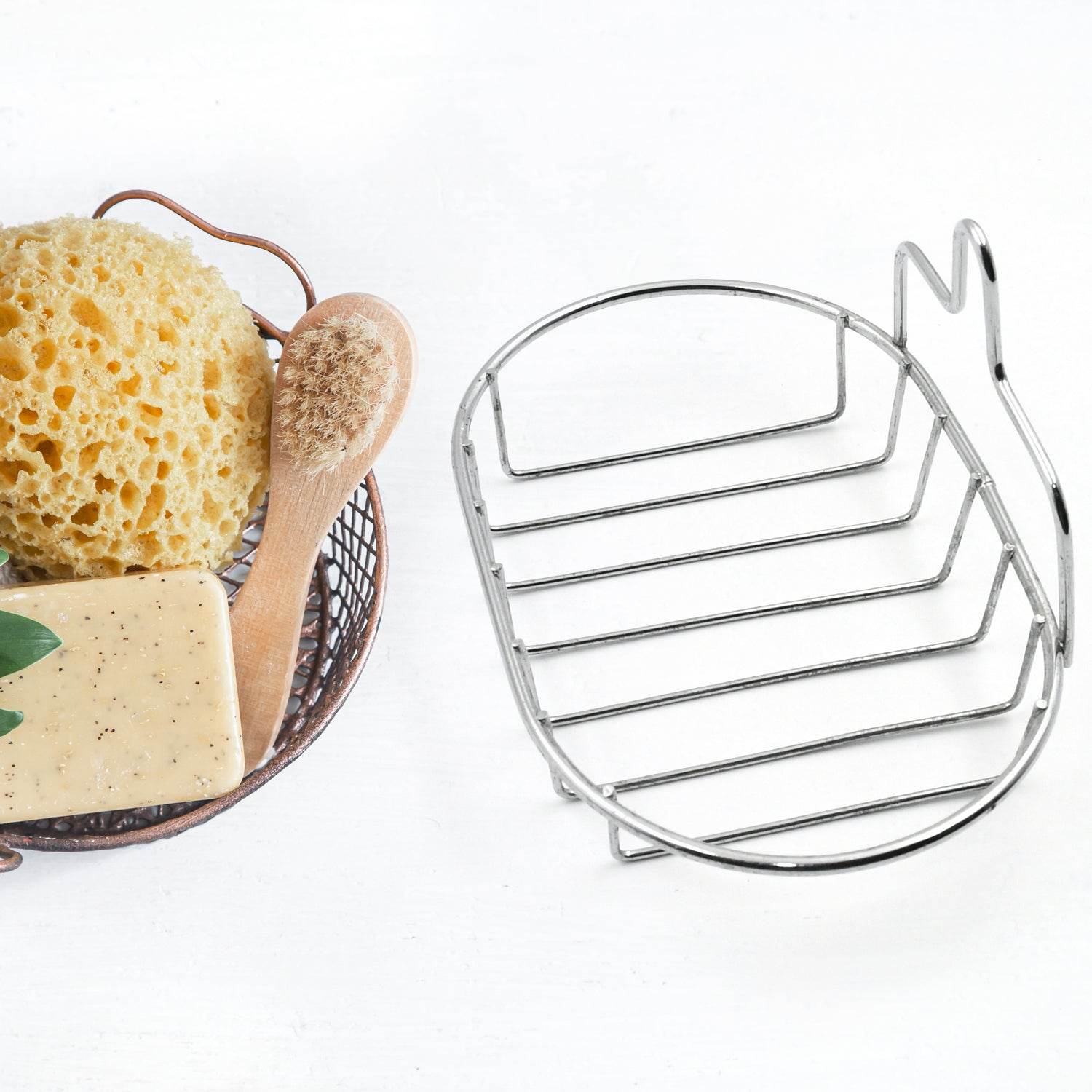 Kitchen, Bathroom Stainless Steel, Soap Dish Holder Wall Hanging Soap Storage Rack  - infinityexculsivestore.com