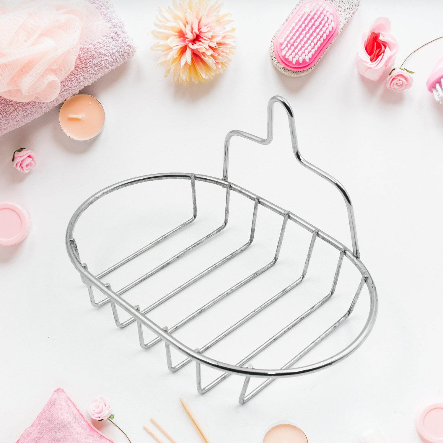 Kitchen, Bathroom Stainless Steel, Soap Dish Holder Wall Hanging Soap Storage Rack  - infinityexculsivestore.com