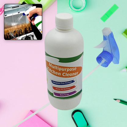 Kitchen Cleaner Spray Oil & Grease Stain Remover Stove & Chimney Cleaner Spray Non-Flammable Nontoxic Magic Degreaser Spray for Kitchen Gas Stove Cleaning Spray (Approx 500ML) - infinityexculsivestore.com