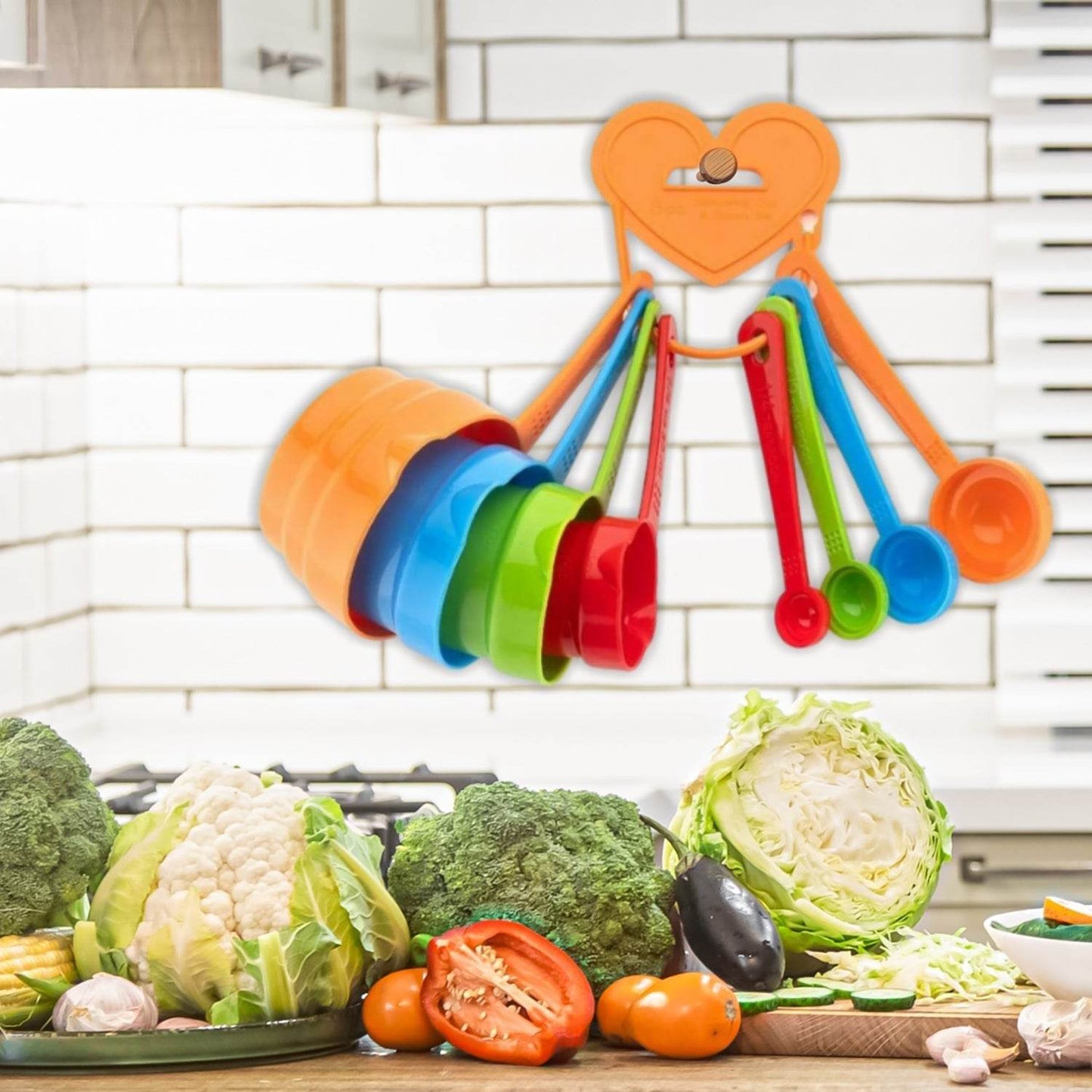 Kitchen Cooking and Baking Metric Measurement Cup Type Spoon (Multicolour) (Set of 8) - infinityexculsivestore.com