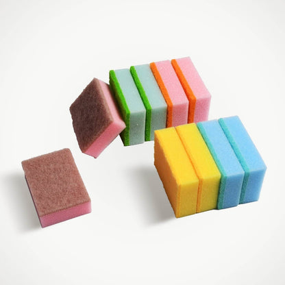 Kitchen Dish Bowl Cleaning Sponge, Durable, Suitable for Home Kitchen use, Special Design, Meet Different Cleaning Requirements (10pc) - infinityexculsivestore.com