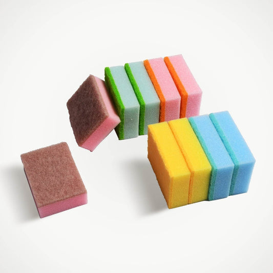 Kitchen Dish Bowl Cleaning Sponge, Durable, Suitable for Home Kitchen use, Special Design, Meet Different Cleaning Requirements (10pc) - infinityexculsivestore.com