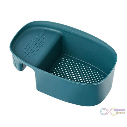 Kitchen Dish Drainer and Drying Rack Sink Basket for Washing Bowls Utensils Vegetables Fruits Storage Organiser - infinityexculsivestore.com