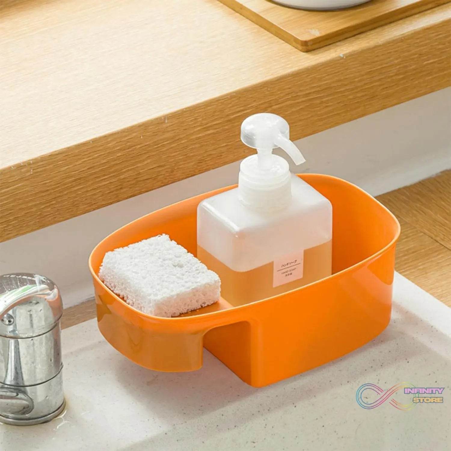 Kitchen Dish Drainer and Drying Rack Sink Basket for Washing Bowls Utensils Vegetables Fruits Storage Organiser - infinityexculsivestore.com
