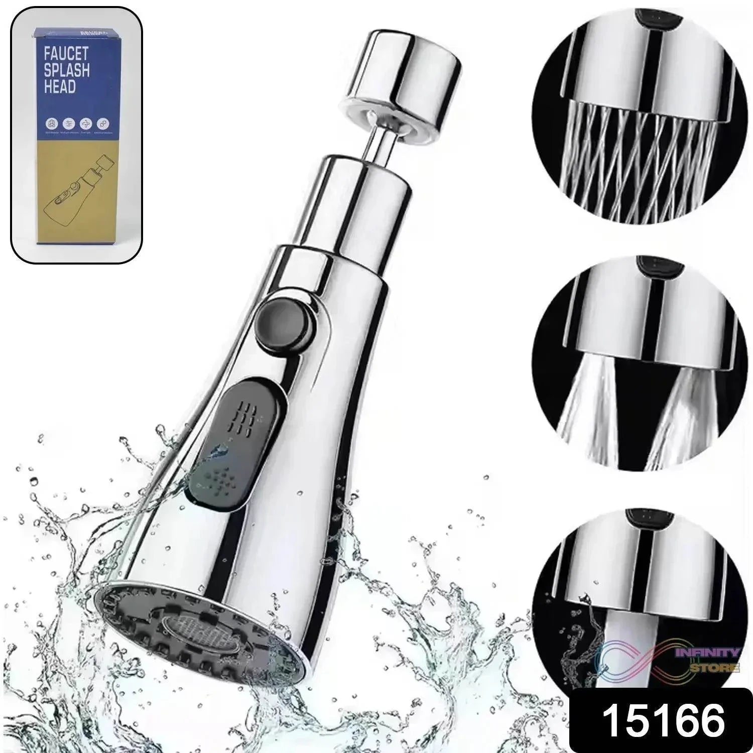 Kitchen Faucet 3-Function Pull Down Sink Sprayer (1 Pc) - infinityexculsivestore.com