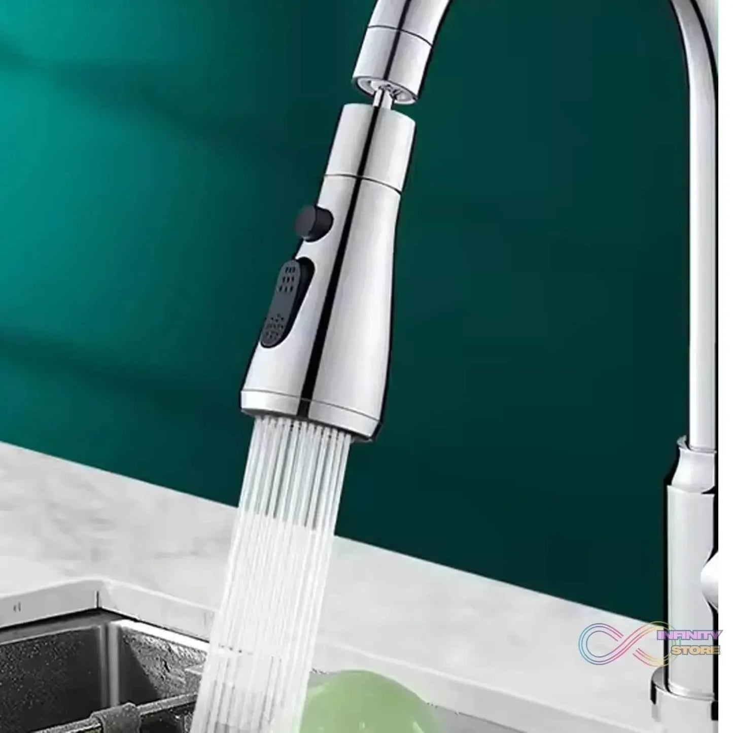 Kitchen Faucet 3-Function Pull Down Sink Sprayer (1 Pc) - infinityexculsivestore.com