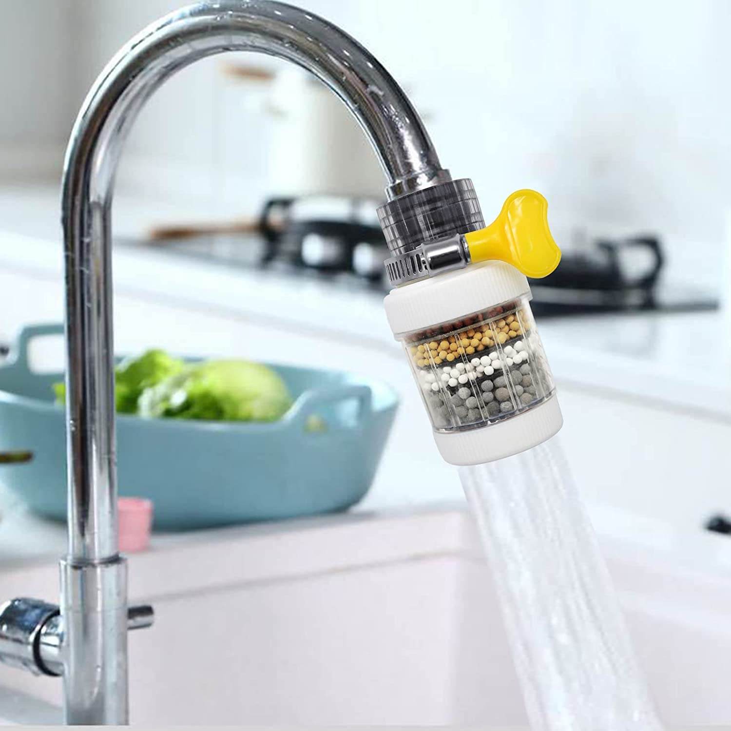 Kitchen Faucet Water Filter Tap Purifier - 4 Layer Activated Carbon for Clean Water - infinityexculsivestore.com