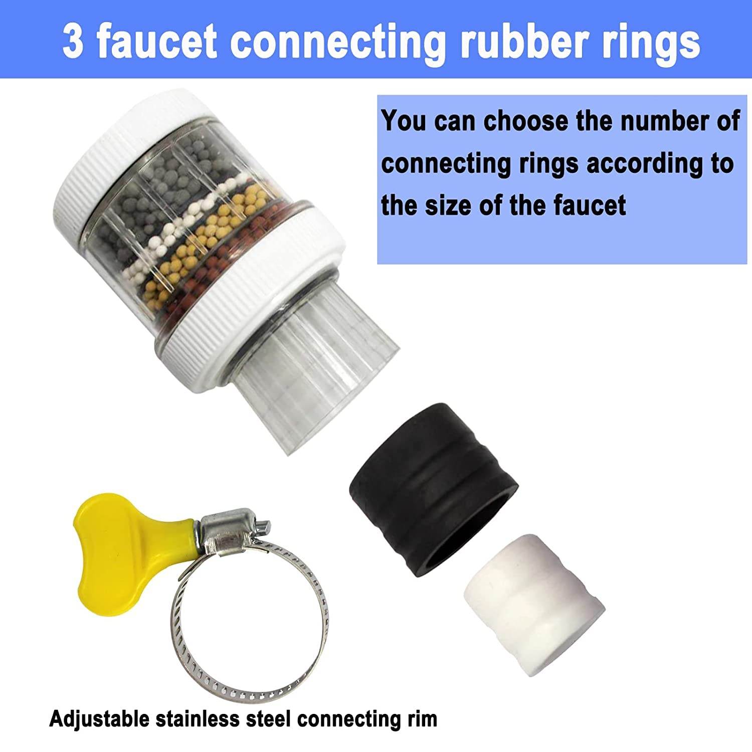 Kitchen Faucet Water Filter Tap Purifier - 4 Layer Activated Carbon for Clean Water - infinityexculsivestore.com