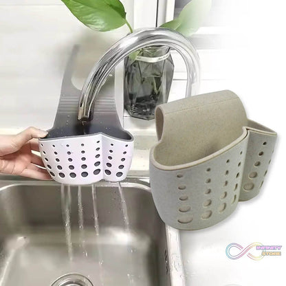 Kitchen Hanging Drain Bag Basket Bath Storage Gadget Tools Sink Holder (1 Pc) - infinityexculsivestore.com