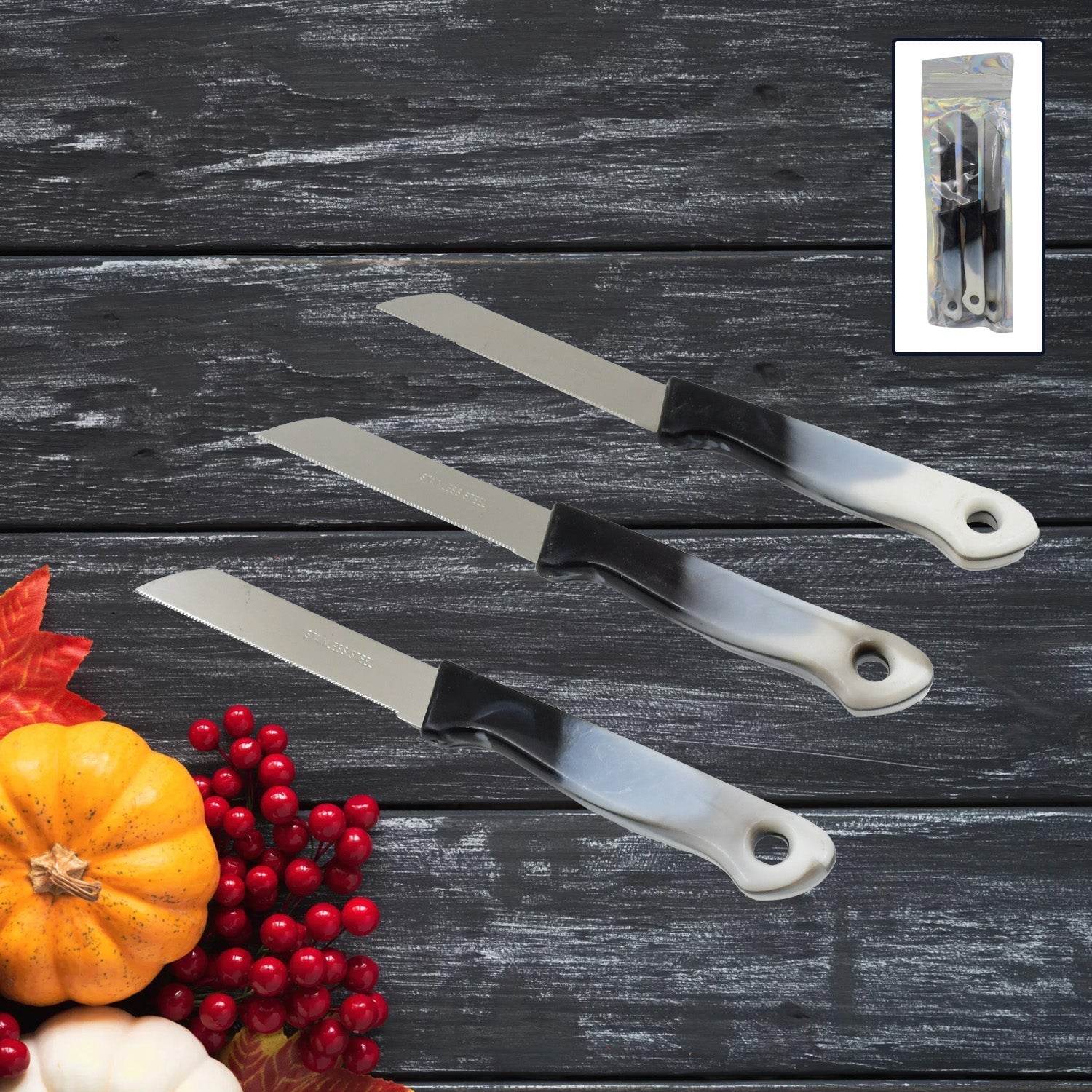 Kitchen Knife with Stainless Steel Blade (1 Pc) - infinityexculsivestore.com