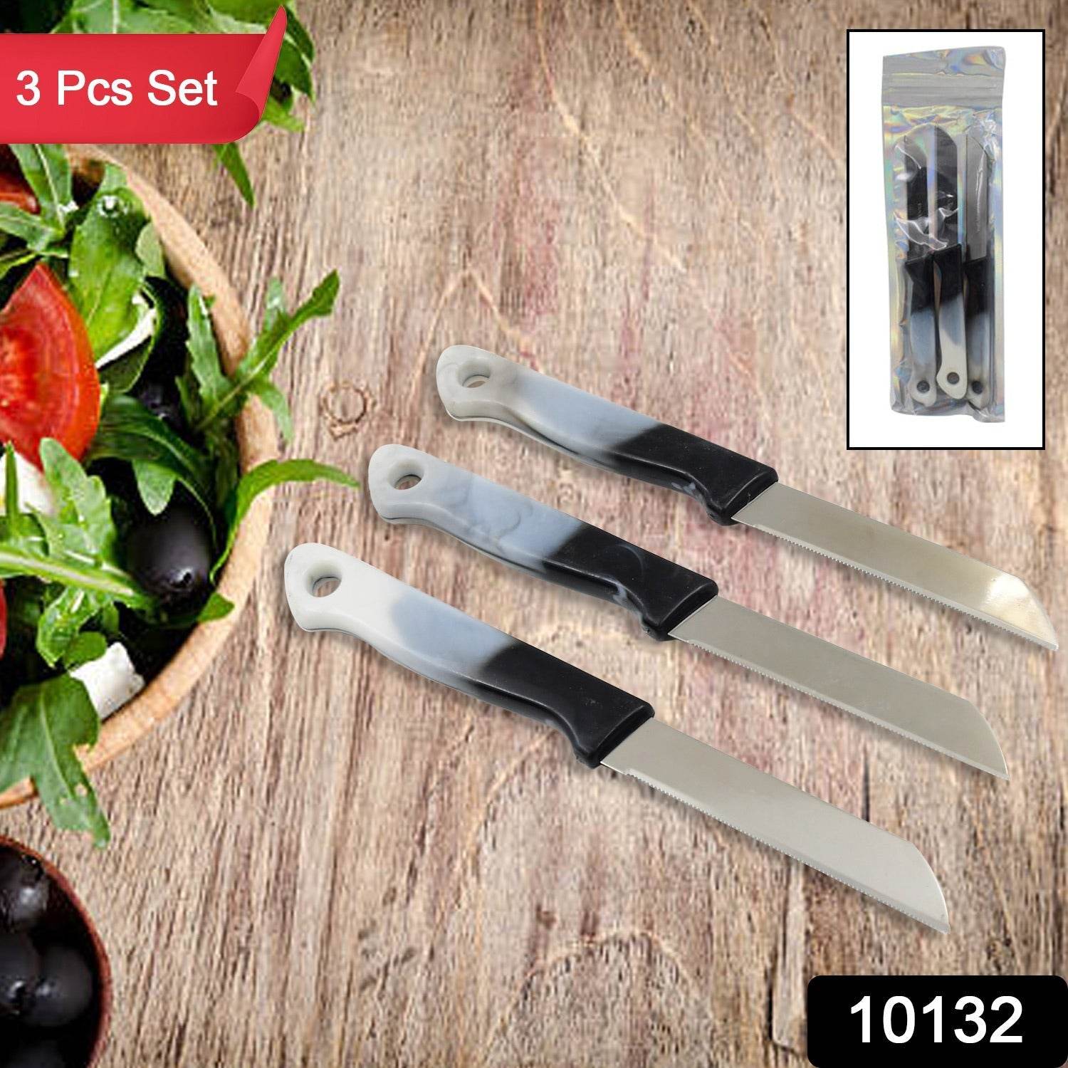 Kitchen Knife with Stainless Steel Blade (1 Pc) - infinityexculsivestore.com