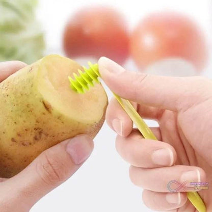 Kitchen Plastic Vegetables Spiral Cutter / Spiral Knife / Spiral Screw Slicer - infinityexculsivestore.com
