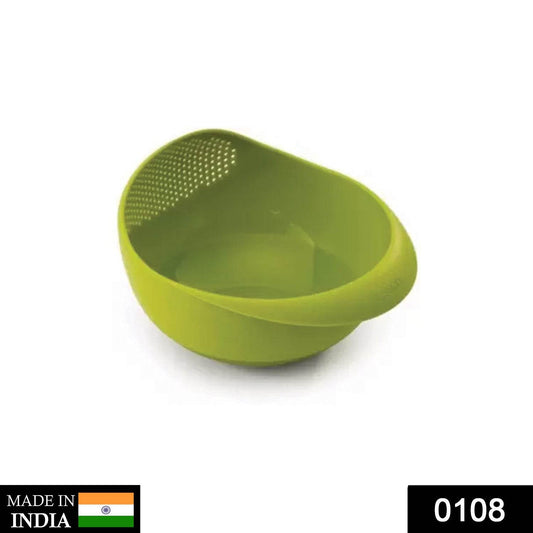 Kitchen Plastic big Rice Bowl Strainer Perfect Size for Storing and Straining - infinityexculsivestore.com