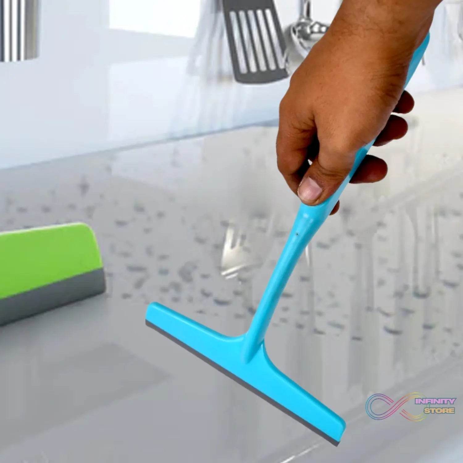 Kitchen Platform and Glass Wiper No - Dust Broom, Long Handle, Easy Floor Cleaning. - infinityexculsivestore.com