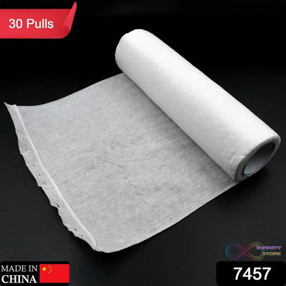Kitchen Printed Tissue Roll Non-stick Oil Absorbing Paper Roll Kitchen Special Paper Towel Wipe Paper Cloth Cleaning Cloth 30 sheets - infinityexculsivestore.com