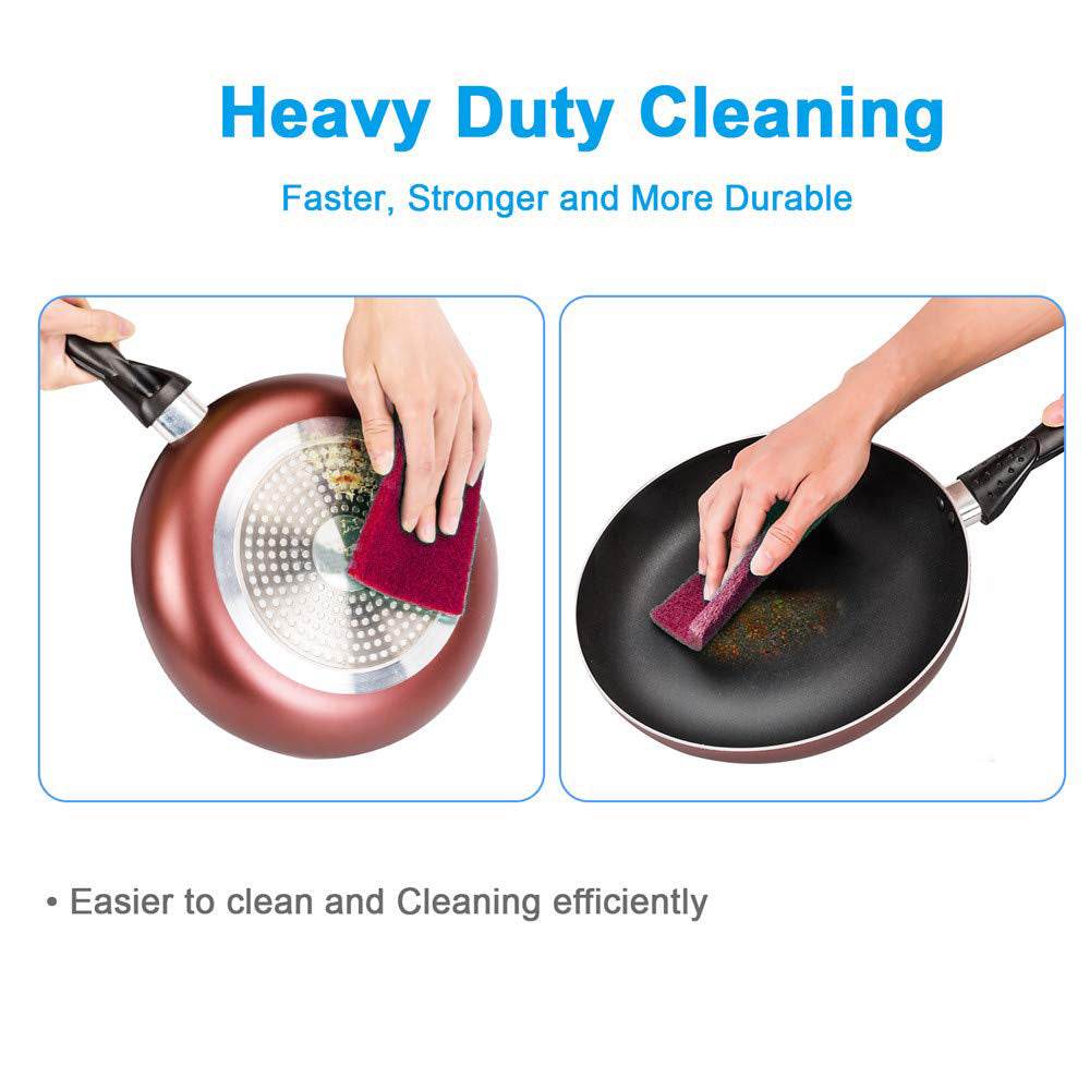 Kitchen Scrubber Pads for Utensils / Tiles Cleaning (Pack of 4) - infinityexculsivestore.com