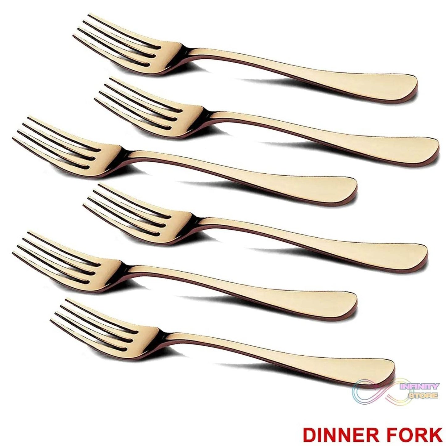Kitchen Tableware / Flatware Sets Kitchen Forks Spoons with Gift Box (24 Pcs Set) - infinityexculsivestore.com