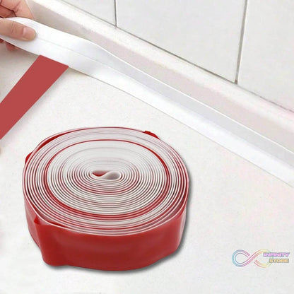 Kitchen Wall Sealing Strip Tape Sink Waterproof and Oil-Proof Caulk Tape Self Adhesive Sealing Tape for Corners and Gaps - infinityexculsivestore.com