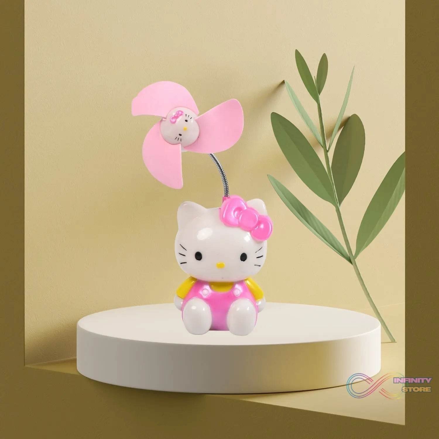 Kitty USB Powered Portable USB Mini Cooling Fan Cooler Portable (Battery Not Include) - infinityexculsivestore.com