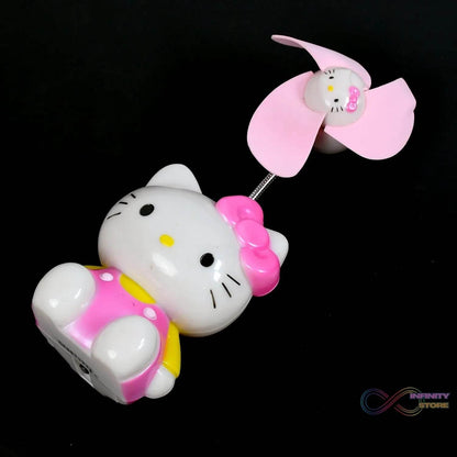 Kitty USB Powered Portable USB Mini Cooling Fan Cooler Portable (Battery Not Include) - infinityexculsivestore.com