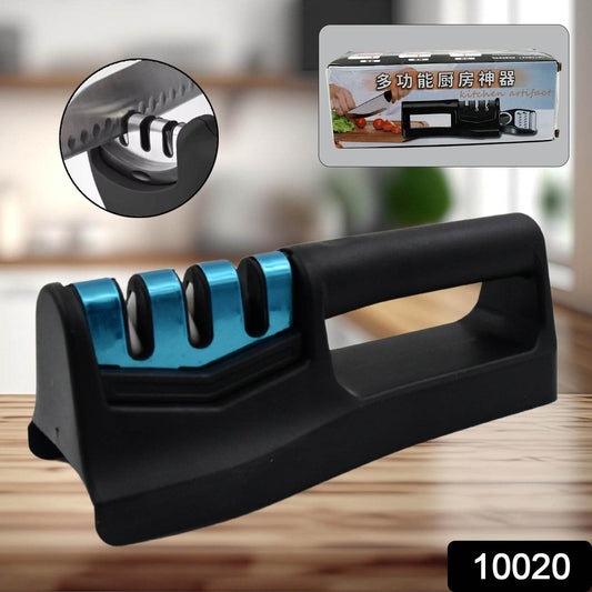 Knife Sharpener for Kitchen | Knife Sharpener Handheld Knives & Pocket Knife Sharpener | Knife Sharpener for Chefs & Serrated Knife (Chopper Not Included / 1 Pc) - infinityexculsivestore.com