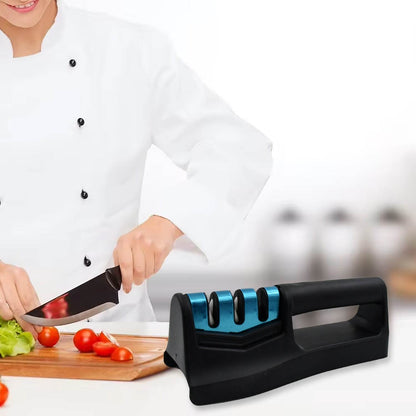 Knife Sharpener for Kitchen | Knife Sharpener Handheld Knives & Pocket Knife Sharpener | Knife Sharpener for Chefs & Serrated Knife (Chopper Not Included / 1 Pc) - infinityexculsivestore.com