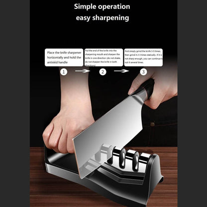 Knife Sharpener for Kitchen | Knife Sharpener Handheld Knives & Pocket Knife Sharpener | Knife Sharpener for Chefs & Serrated Knife (Chopper Not Included / 1 Pc) - infinityexculsivestore.com