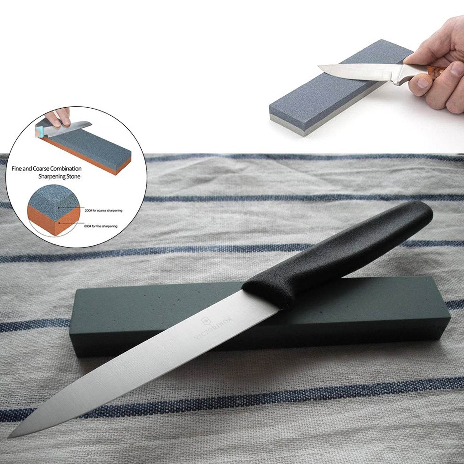 Knife Sharpening Stone, High Density Thicken Whetstone Set Robust Safe to Use for Scissors for Axe (MOQ :- 9 Pc) - infinityexculsivestore.com