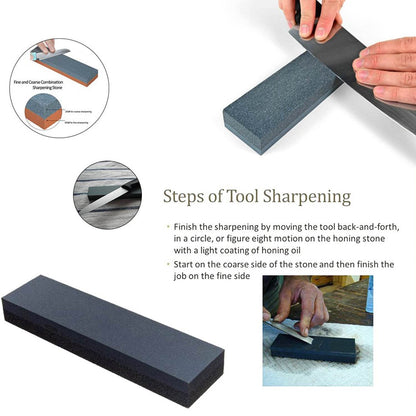 Knife Sharpening Stone, High Density Thicken Whetstone Set Robust Safe to Use for Scissors for Axe (MOQ :- 9 Pc) - infinityexculsivestore.com