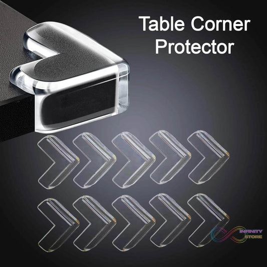 L Shape Safety Corner Protectors (10 Pcs Set) - infinityexculsivestore.com
