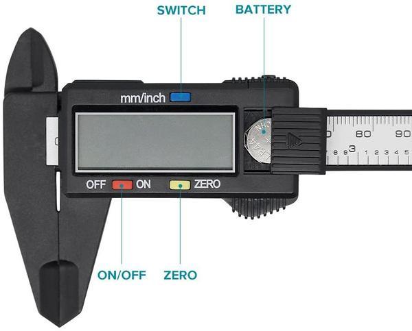 LCD Screen Digital Caliper (6 inch) - infinityexculsivestore.com