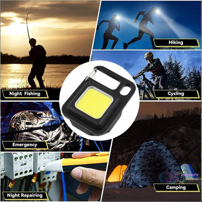 LED Battery Operated Keychain Flashlight with Folding Bracket Bottle Opener (1 Pc) - infinityexculsivestore.com