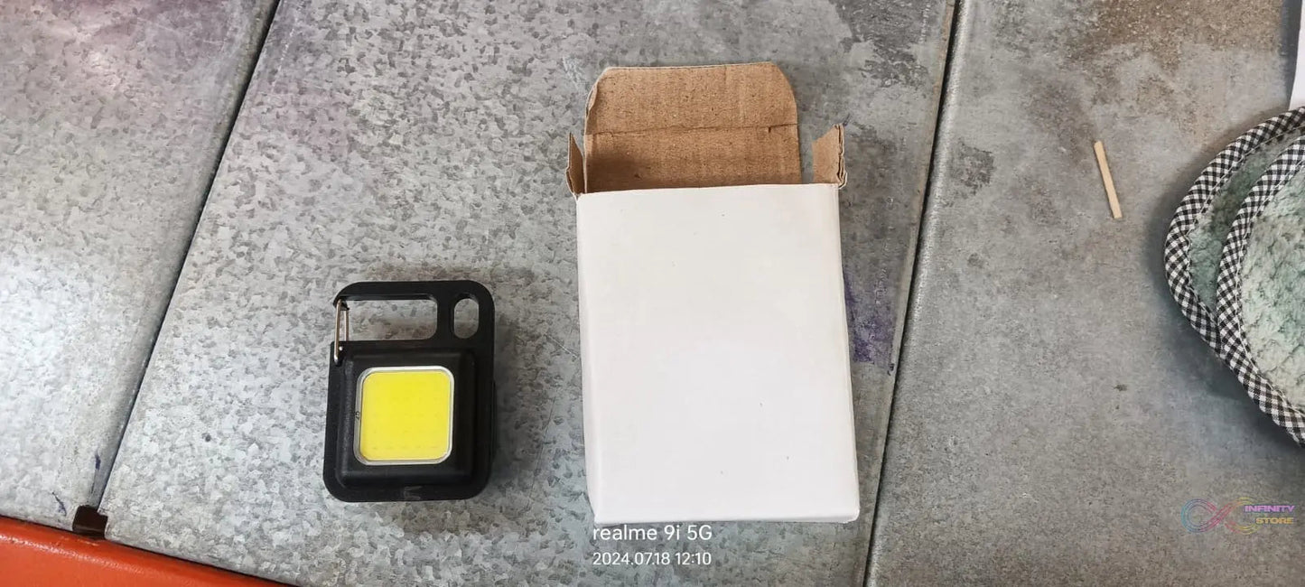LED Battery Operated Keychain Flashlight with Folding Bracket Bottle Opener (1 Pc) - infinityexculsivestore.com