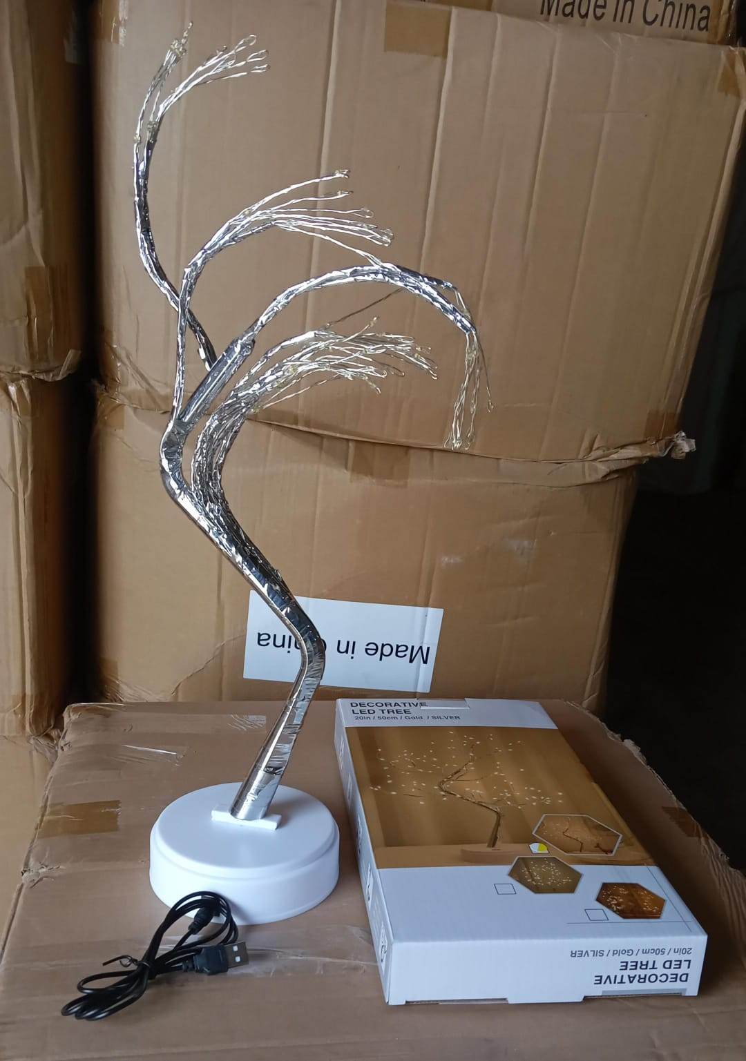 108 LED Birch Tree Lights Artificial Tabletop Fairy Tree Lamp Eight Lighting Modes USB or Battery Operated with Timer Decor for Bedroom Living Room Wedding Christmas Easter - infinityexculsivestore.com