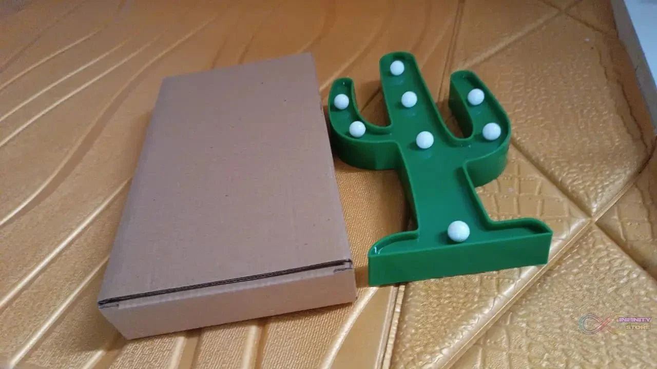 LED Cactus Light, LED Desk Lamp, LED Table Lamp (1 Pc / Battery not Included) - infinityexculsivestore.com
