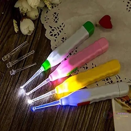 LED Flashlight Earpick with Tweezer - infinityexculsivestore.com