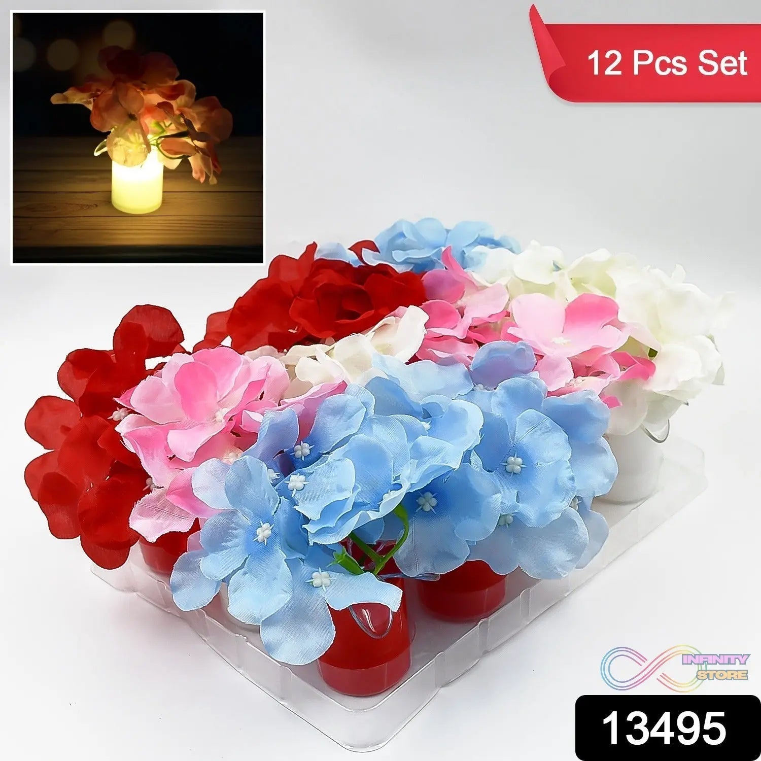 LED Mood Lights Bedroom Interior Decor Lighting (12 Pcs Set) - infinityexculsivestore.com