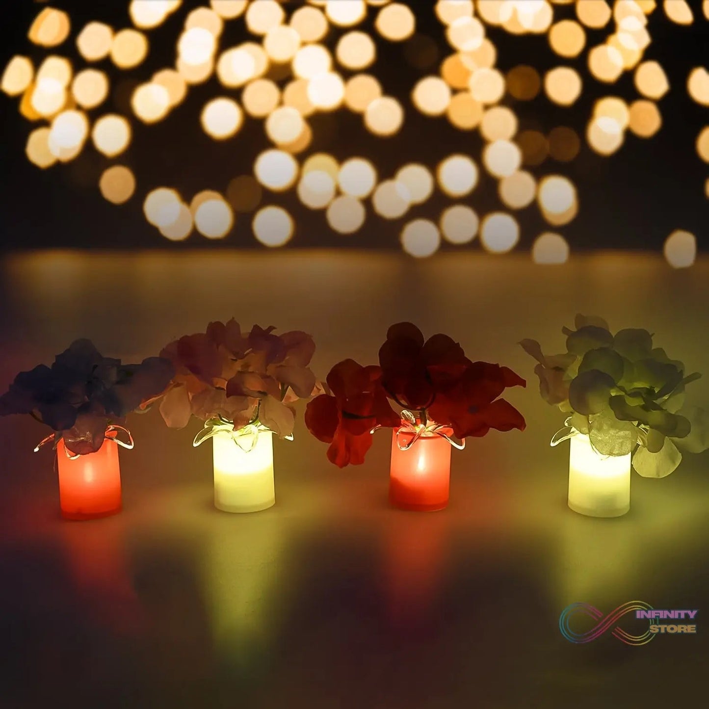 LED Mood Lights Bedroom Interior Decor Lighting (4 pcs Set) - infinityexculsivestore.com
