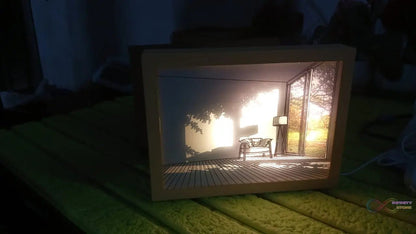 LED NightPainting Decoration Picture Frame Light (1 Pc / 20×15 CM) - infinityexculsivestore.com