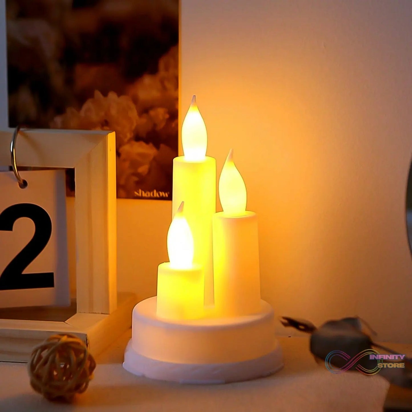 LED Taper Candles (1 Pc) - infinityexculsivestore.com