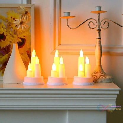 LED Taper Candles (1 Pc) - infinityexculsivestore.com