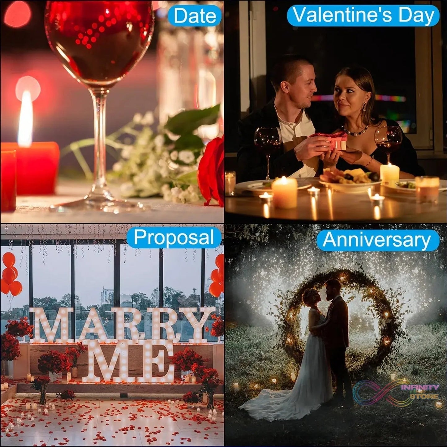 LED Tealights, Smokeless Plastic Decorative Candles (Pack Of 1 / Multicolor) - infinityexculsivestore.com